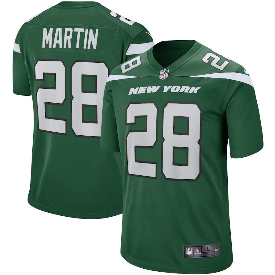 Men New York Jets #28 Curtis Martin Nike Gotham Green Game Retired Player NFL Jersey->new york jets->NFL Jersey